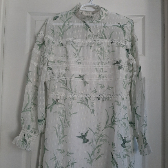 Ted Baker Fortune Harriet Lace Trim Maxi Dress - Picture 2 of 11